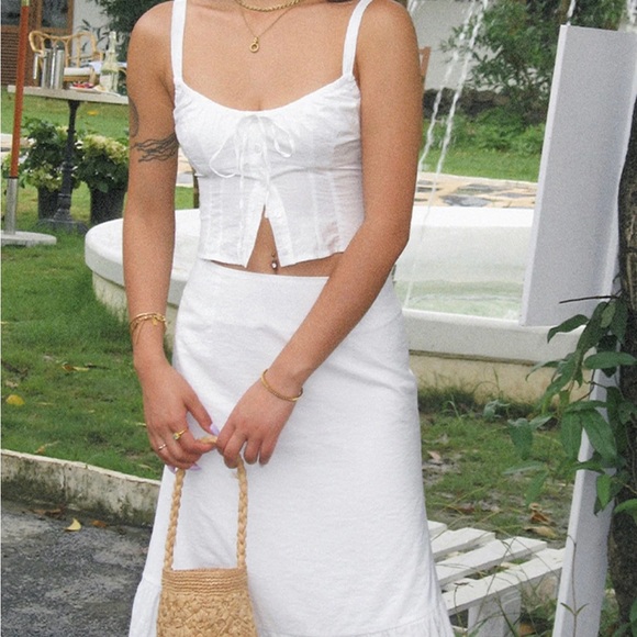 Commense. Cowgirl Aesthetics Corset Two Piece Skirt Set × 1 size Medium - Picture 5 of 5